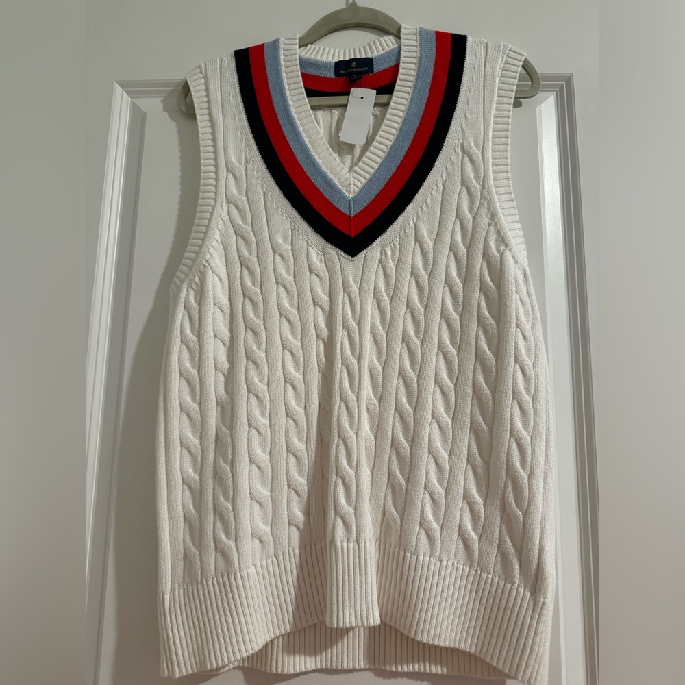 Brooks brothers mens sweater vest size medium